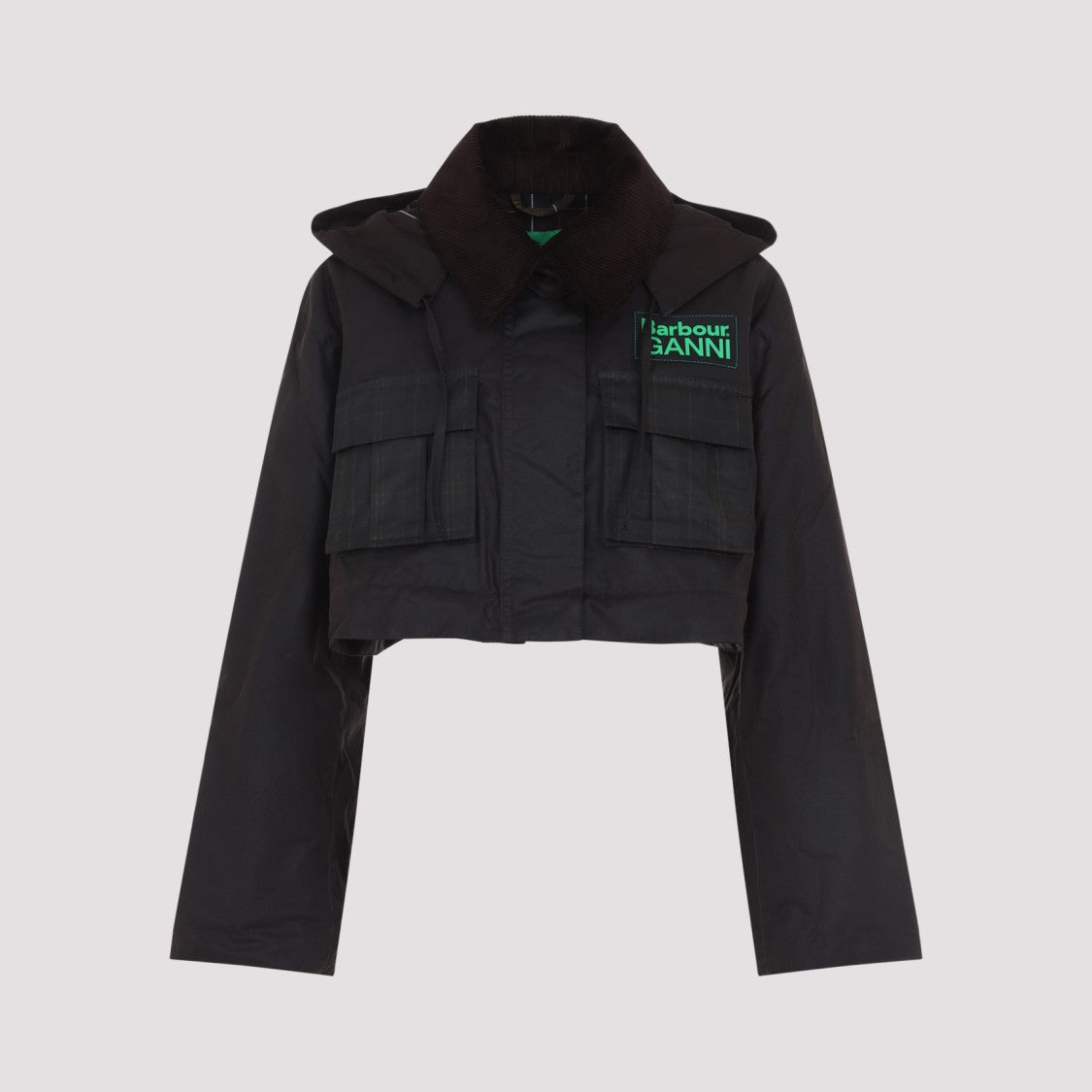 Barbour X Ganni Barbour X Ganni Jacket With Corduroy Collar