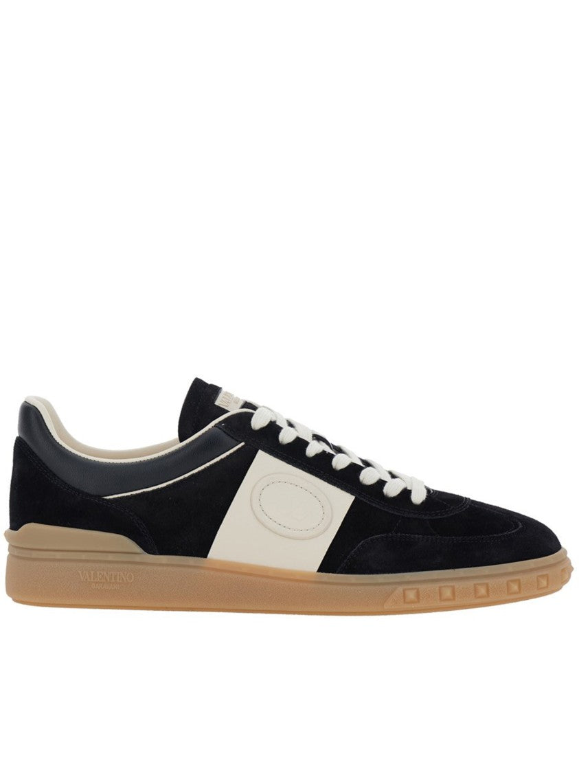 Valentino Black Sneakers Low-Top Suede Sneakers