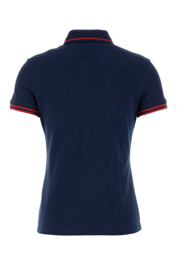 Valentino Garavani Blue Poplin Polo Shirt
