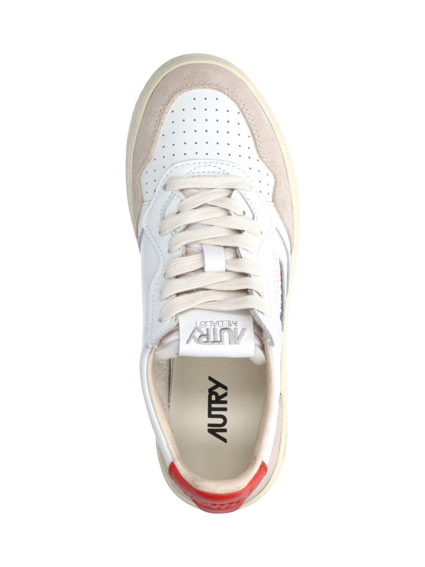 Autry Low-Top Sneakers With Suede Overlays