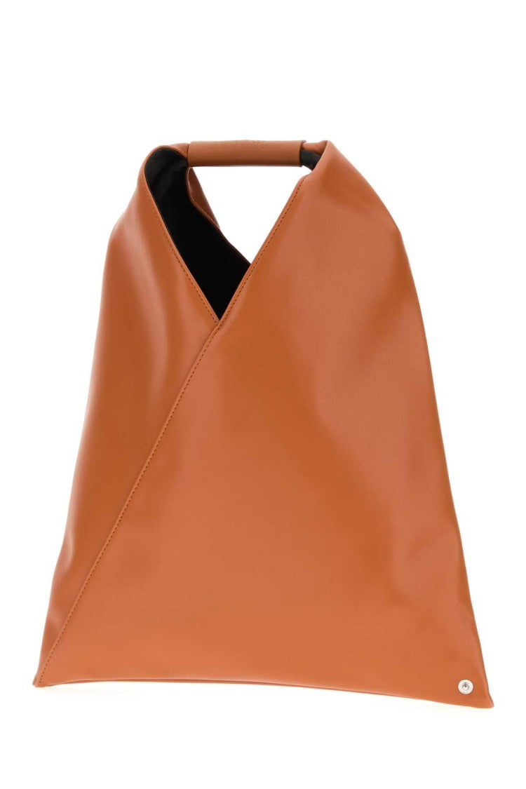 Mm6 By Maison Margiela Orange Synthetic Leather Japanese Handbag