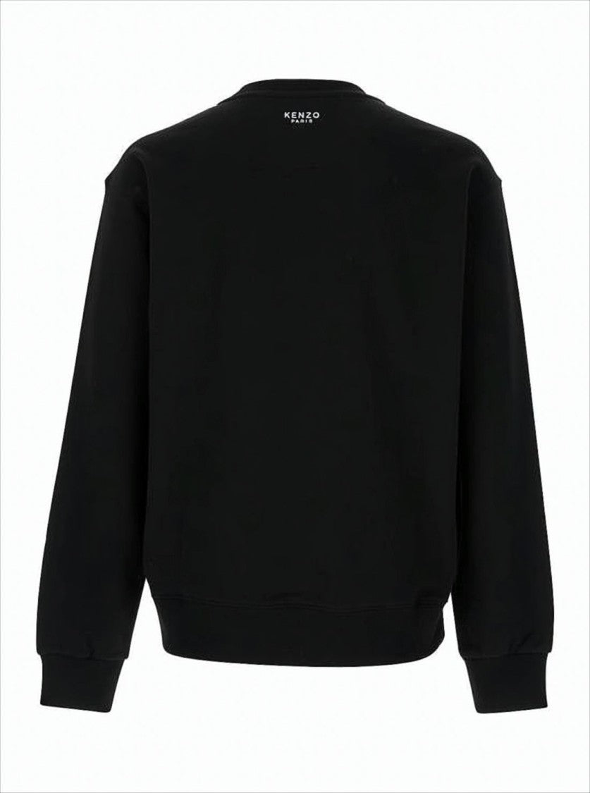 Kenzo Relaxed-Fit Black Long-Sleeve T-Shirt With Embroidered Detail