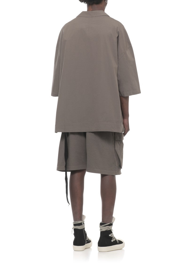 Drkshdw By Rick Owens Brown Magnum Tommy Cotton Shirt