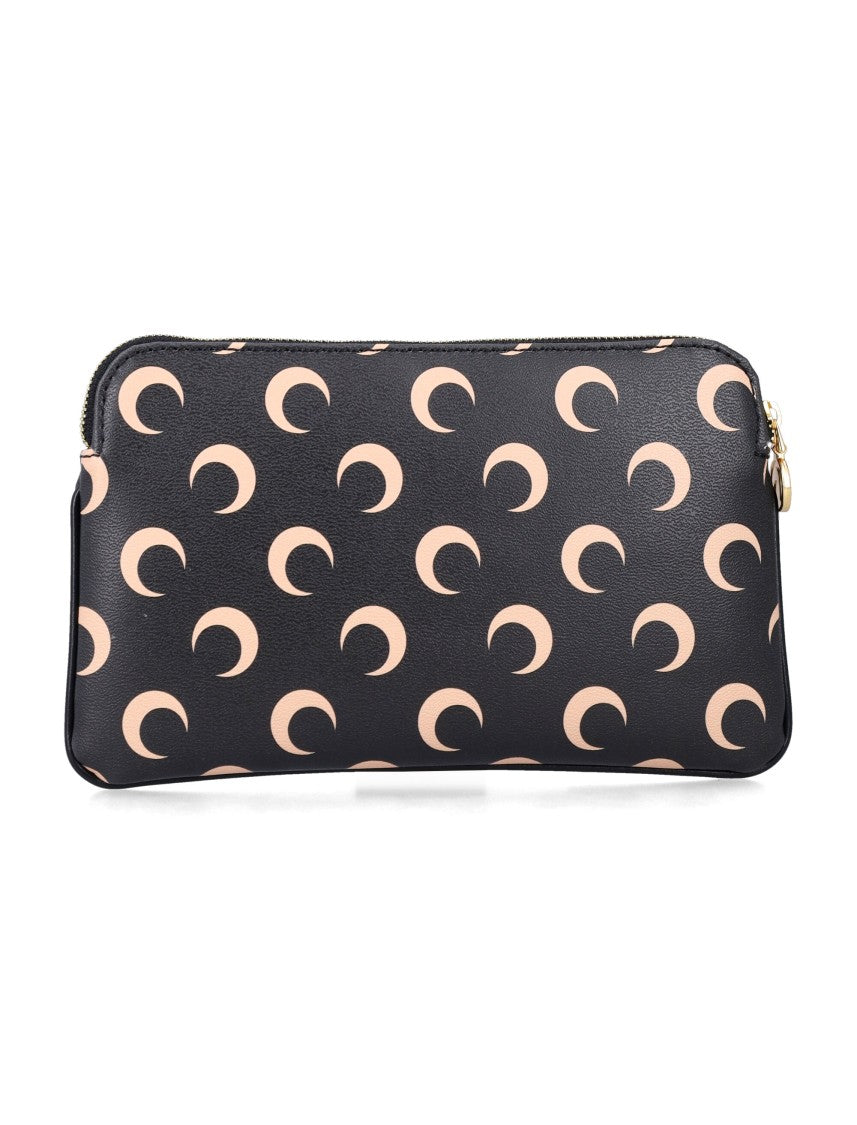 Marine Serre Moon Small Pouch With Distinctive Crescent Pattern