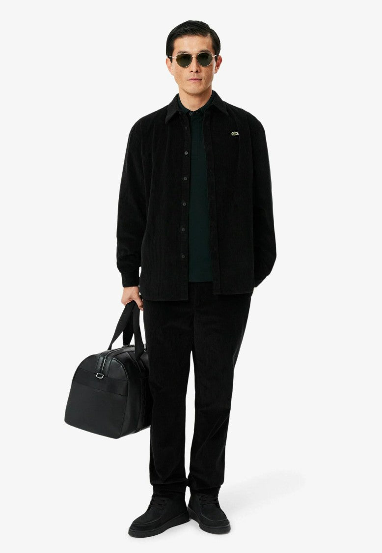 Lacoste 37/50 Black Corduroy Shirt