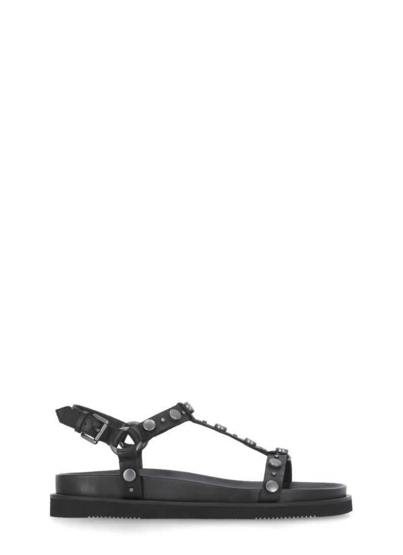 Ash Black Ugo Sandals