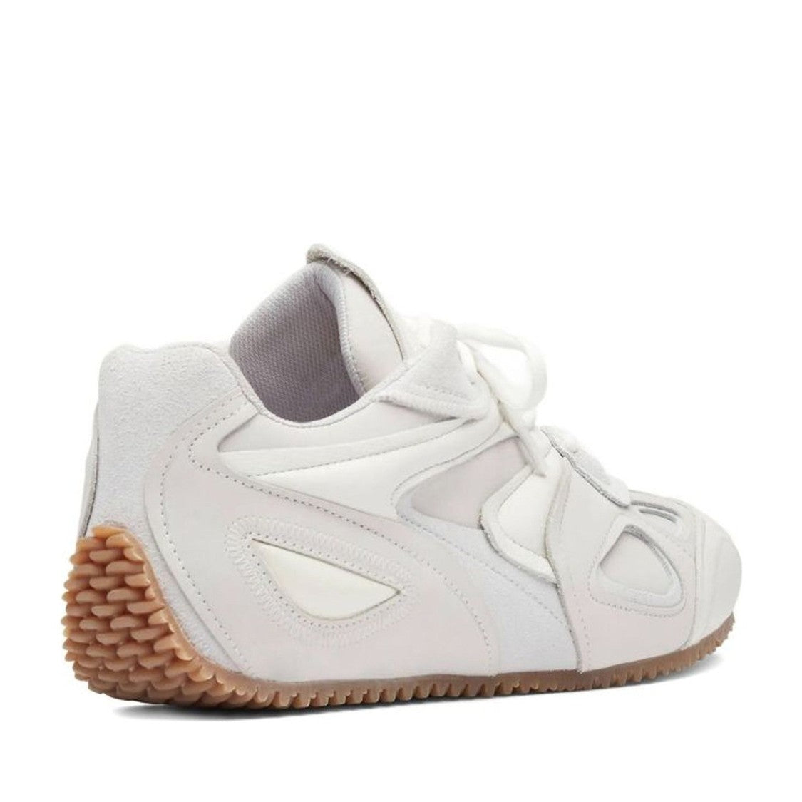 Axel Arigato White Slow Runner Low-Profile Nubuck Sneakers