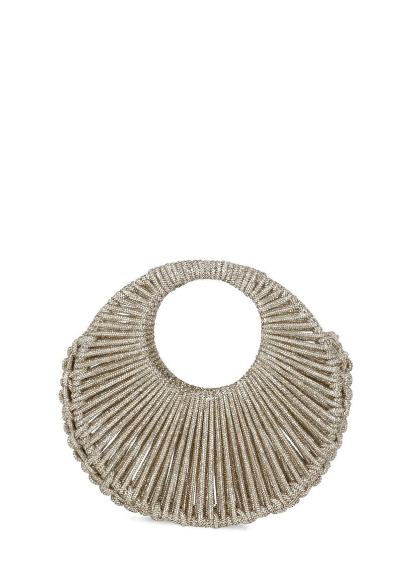 Hibourama Circular Crystal-Embellished Jaya Bag