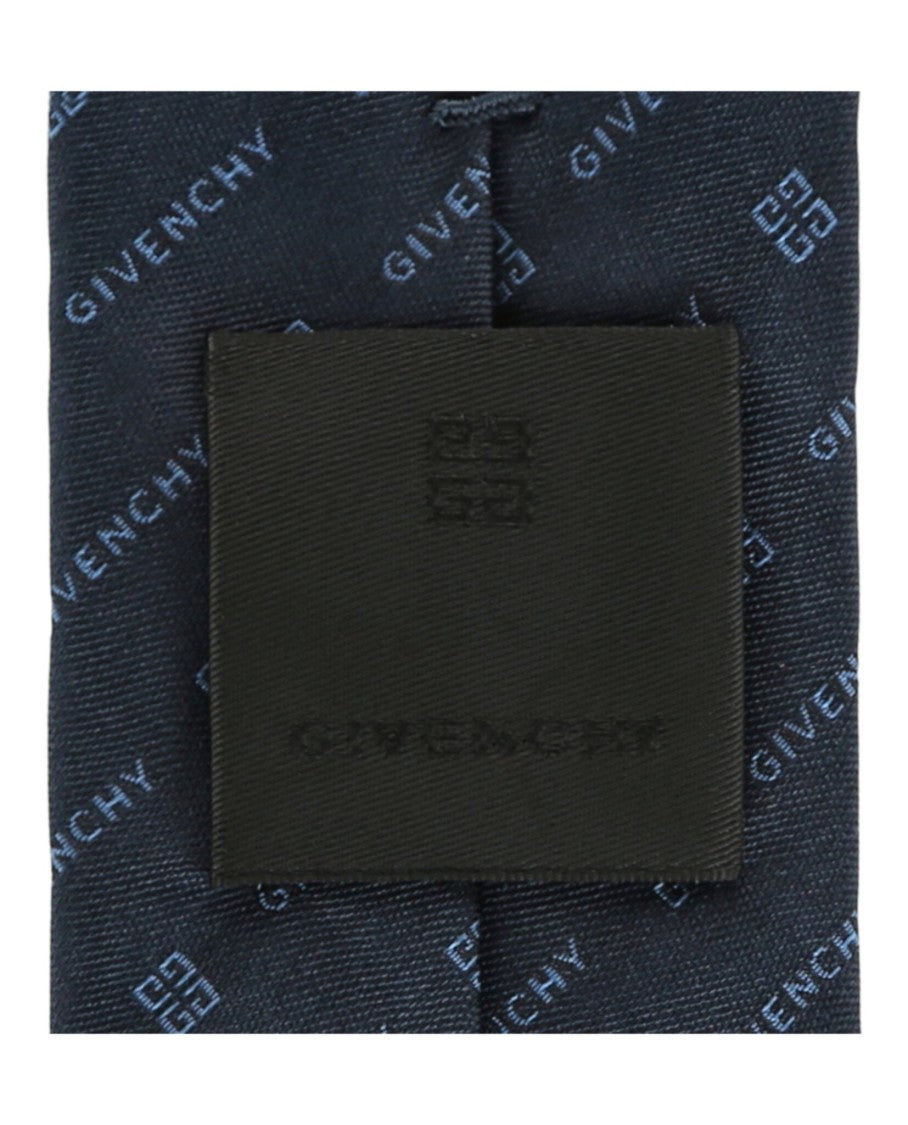 Givenchy Diagonal Logo Silk Tie