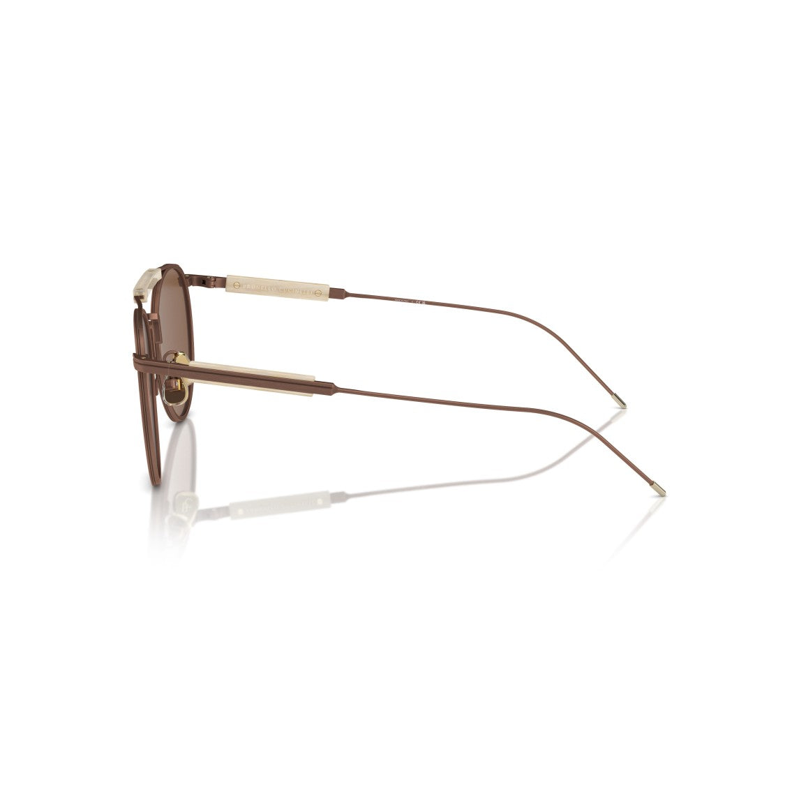 Brunello Cucinelli 0Bc2004st Titanium Frame Sunglasses With Double Bridge Design