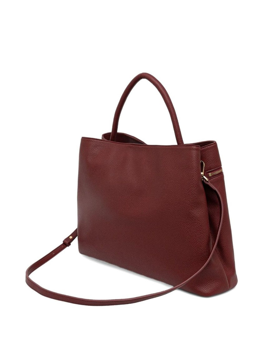 Twin-Set Structured Bag With Clean Lines