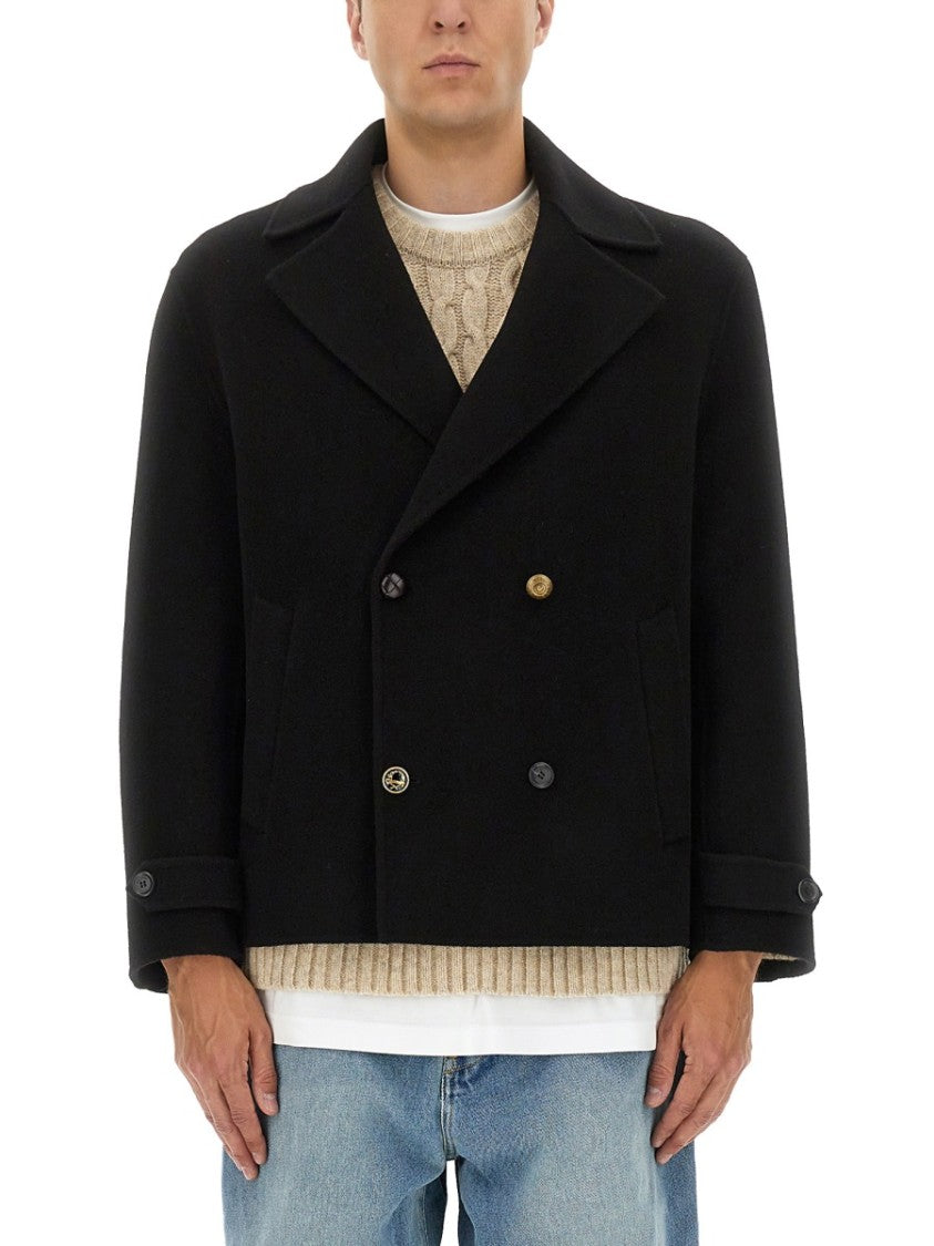 Moschino Double-Breasted Wool Jacket
