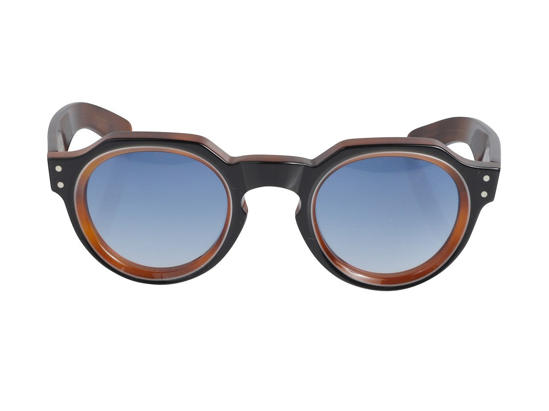 Kador Spike Angular Round Sunglasses