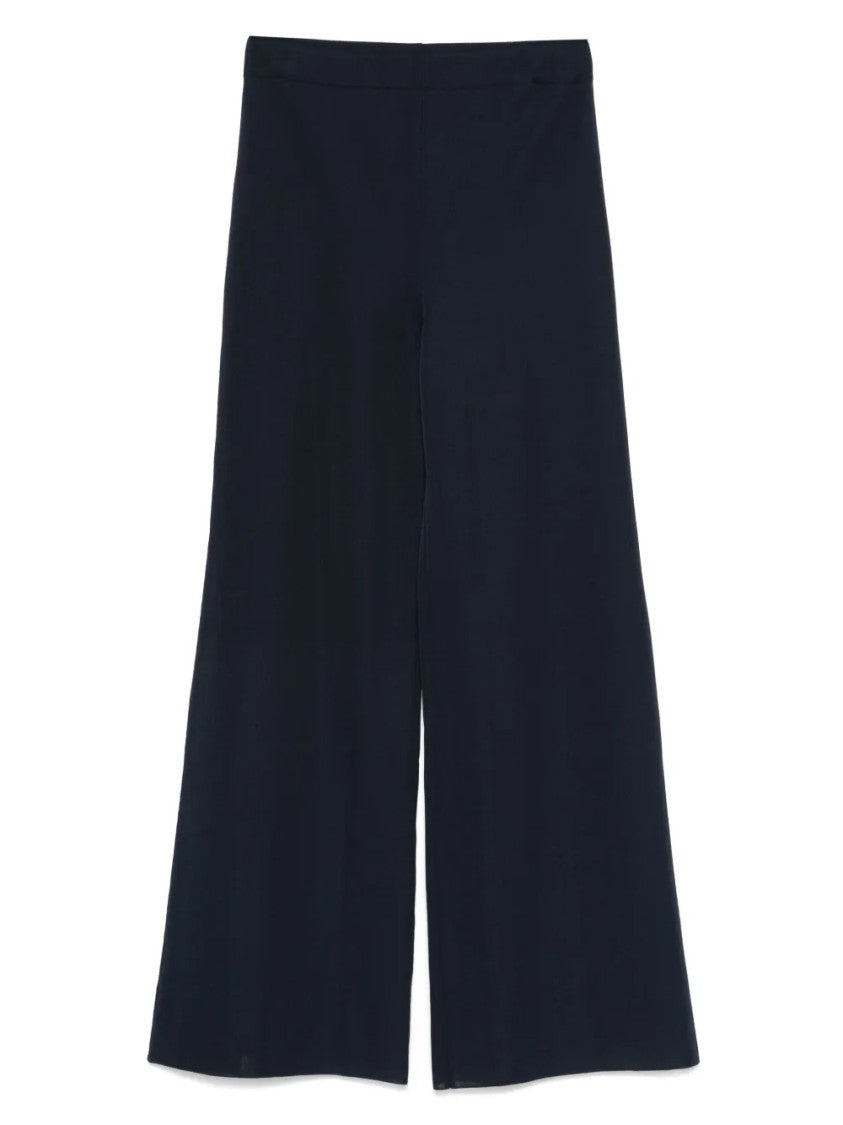 Alberta Ferretti Tailored Straight-Leg Minimalist Design Pants