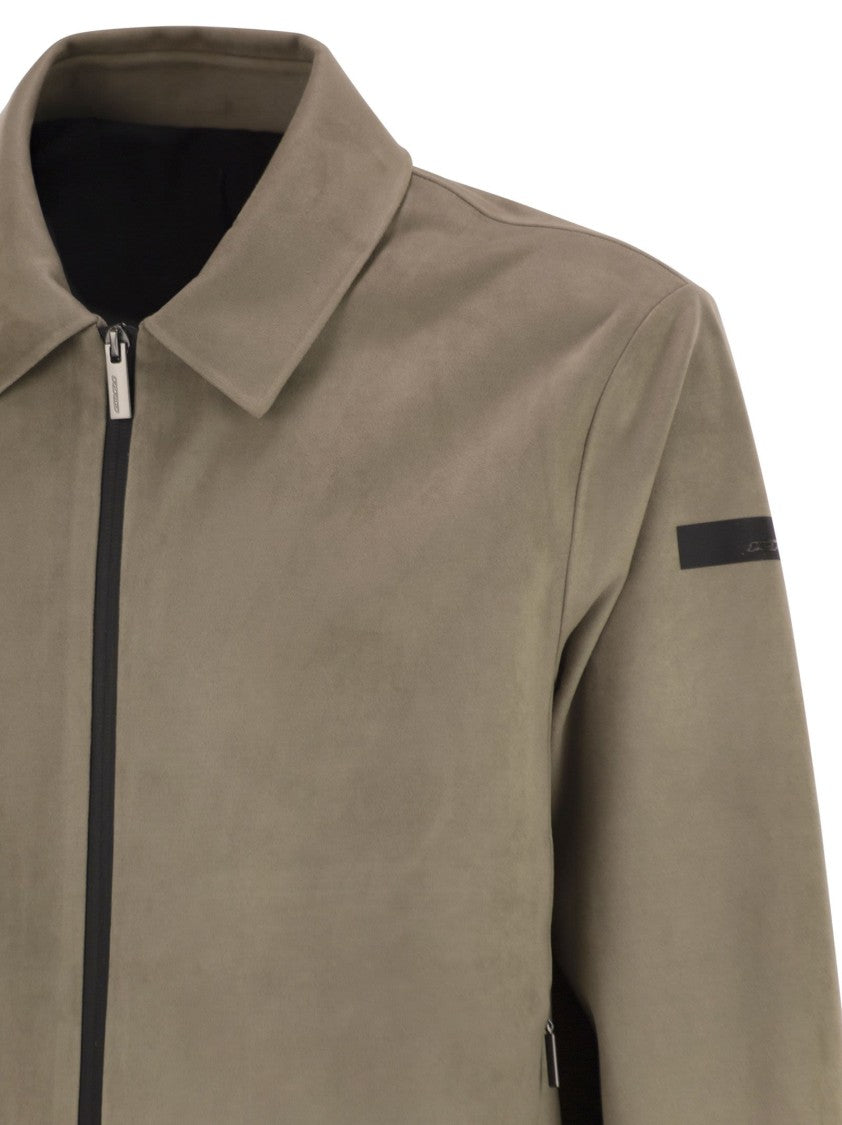 Rrd Eco Suede Jacket With Nubuck Effect