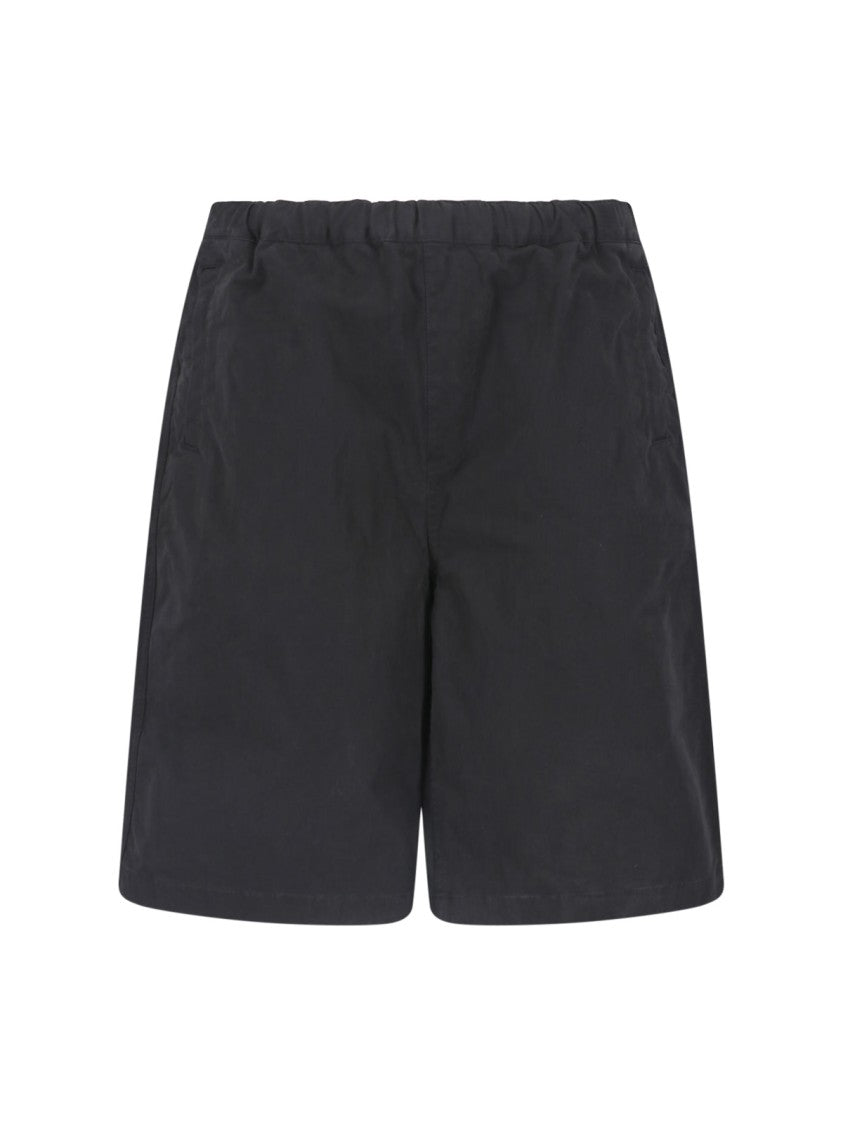 Entire Studios Black Relaxed Fit Adjustable Shorts