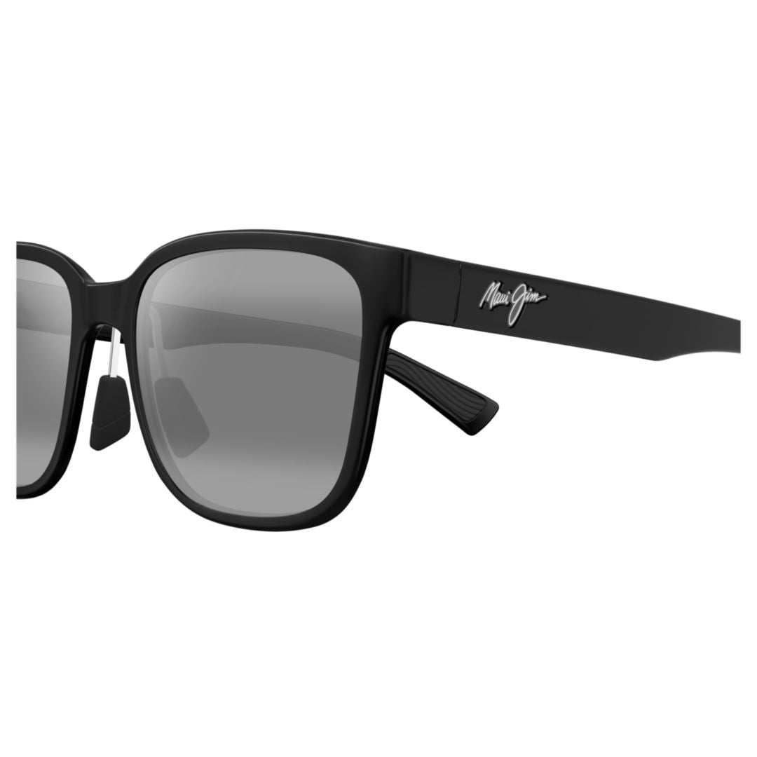Maui Jim Paulele Af Rectangular Frame Sunglasses With Gradient Grey Lenses