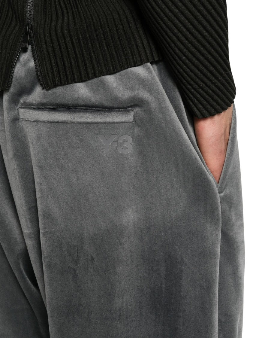 Y-3 M Vc Tp Wide-Leg Velvet Pants