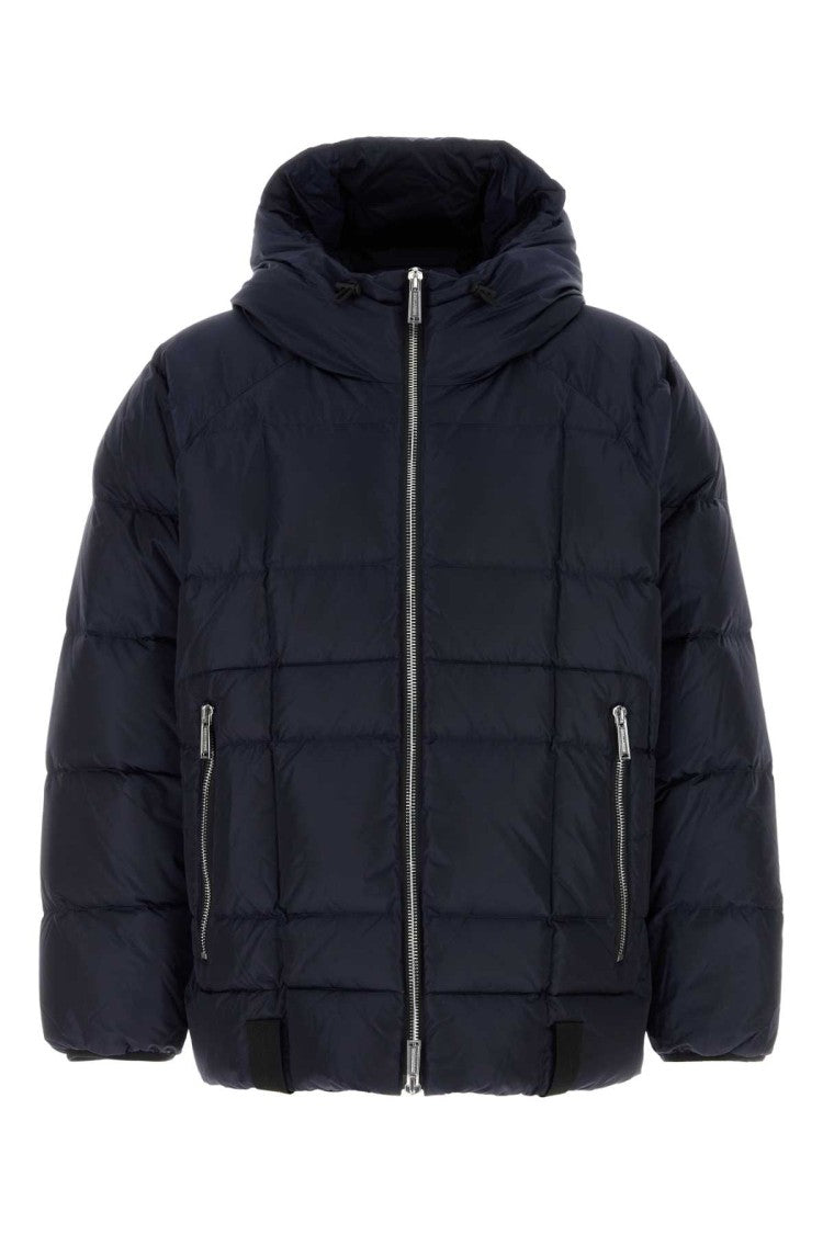 Dsquared2 Navy Blue Nylon Down Jacket