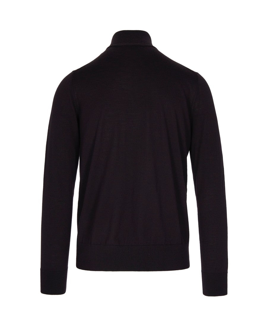 Paolo Pecora Brown Wool Turtleneck
