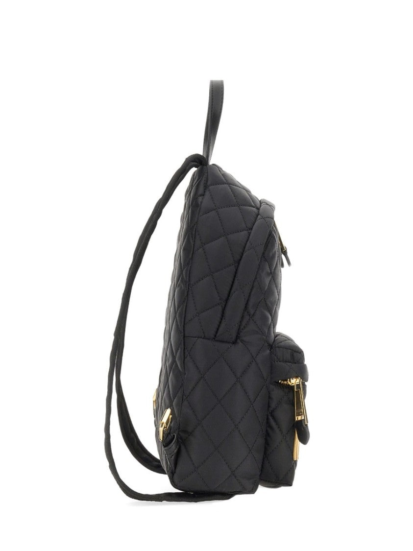Moschino Quilted Nylon Backpack