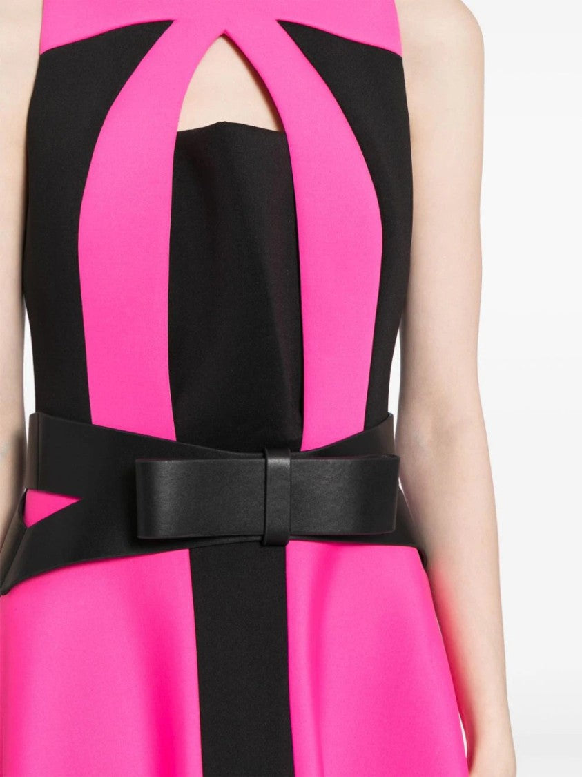 Saiid Kobeisy Neoprene Dress With Contrasting Cuts
