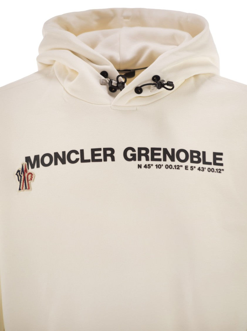 Moncler Grenoble Logoed Cotton Hooded Sweatshirt