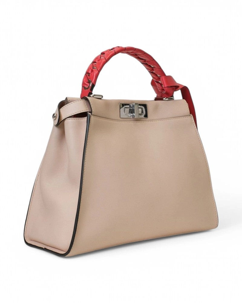 Fendi Peekaboo Medium Bicolor Fiocco Pink