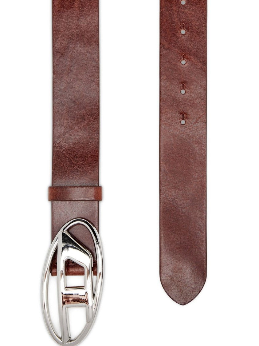 Diesel Brown Calf Leather Belt