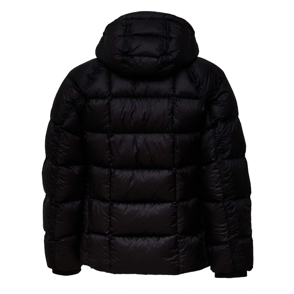 C.P. Company Hooded Down Jacket In Matte Micro-Ripstop Nylon