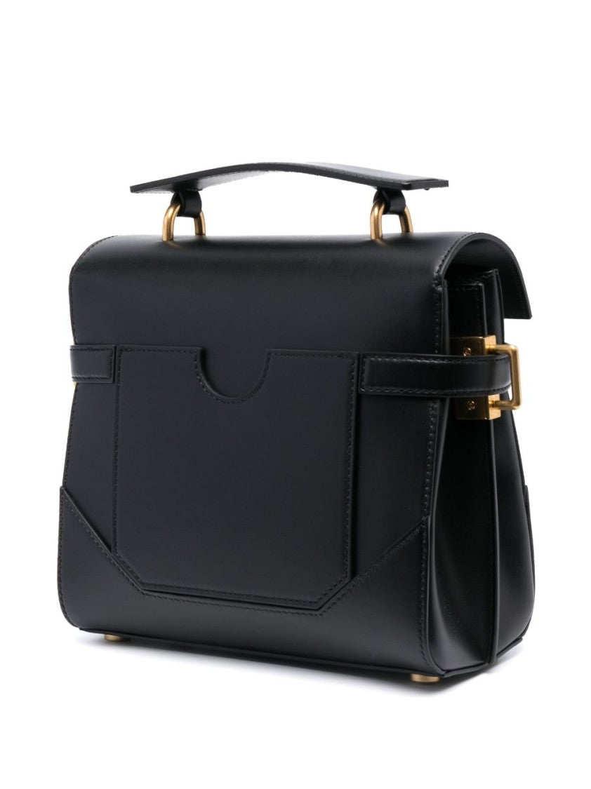 Balmain Black Calf Leather Bag