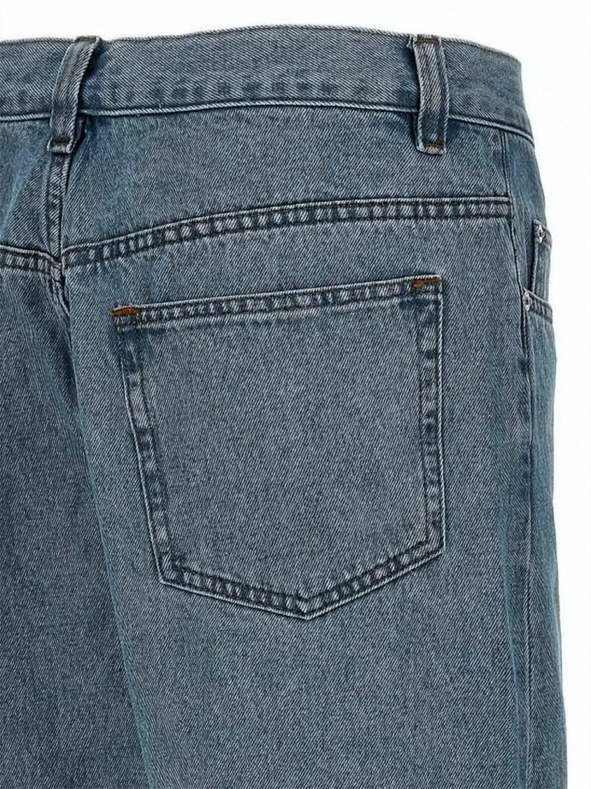 A.P.C. Straight-Leg Denim Pants With Five-Pocket Design And Subtle Fading