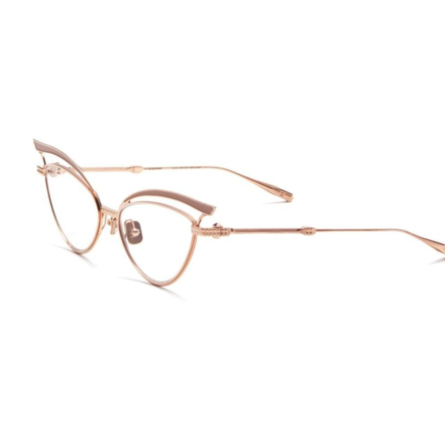 Valentino V - Glassliner Gold Cat-Eye Frame Eyeglasses
