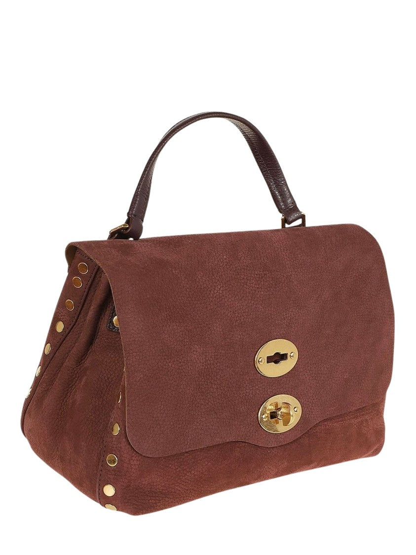 Zanellato Gold-Tone Accents Small Postina Messenger Bag