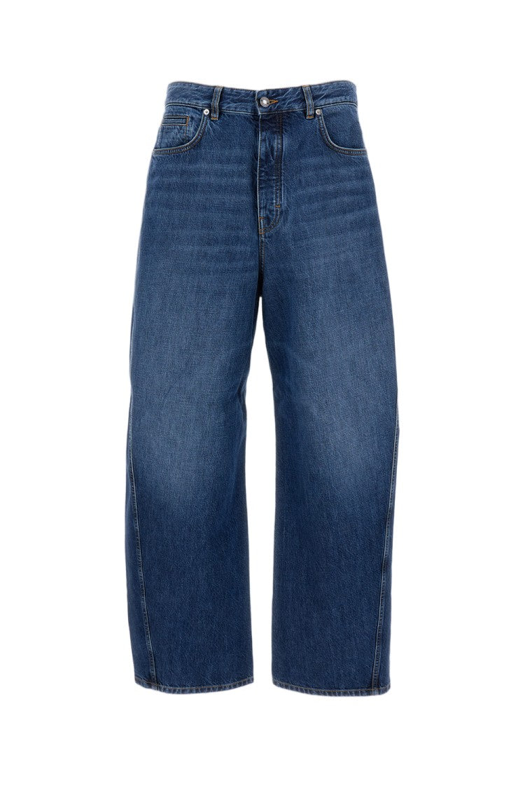 Givenchy Wide-Leg Denim Jeans With Classic 5-Pocket Design