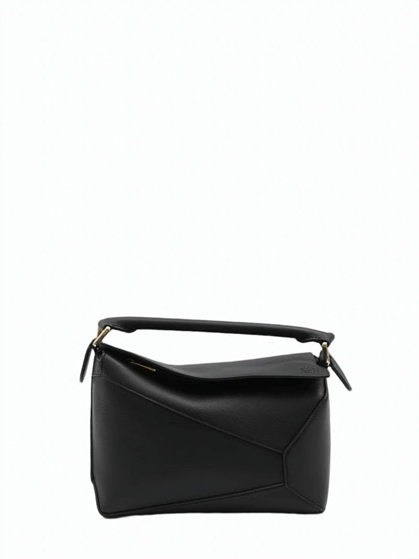 Loewe Geometric Silhouette Calf Leather Shoulder Bag