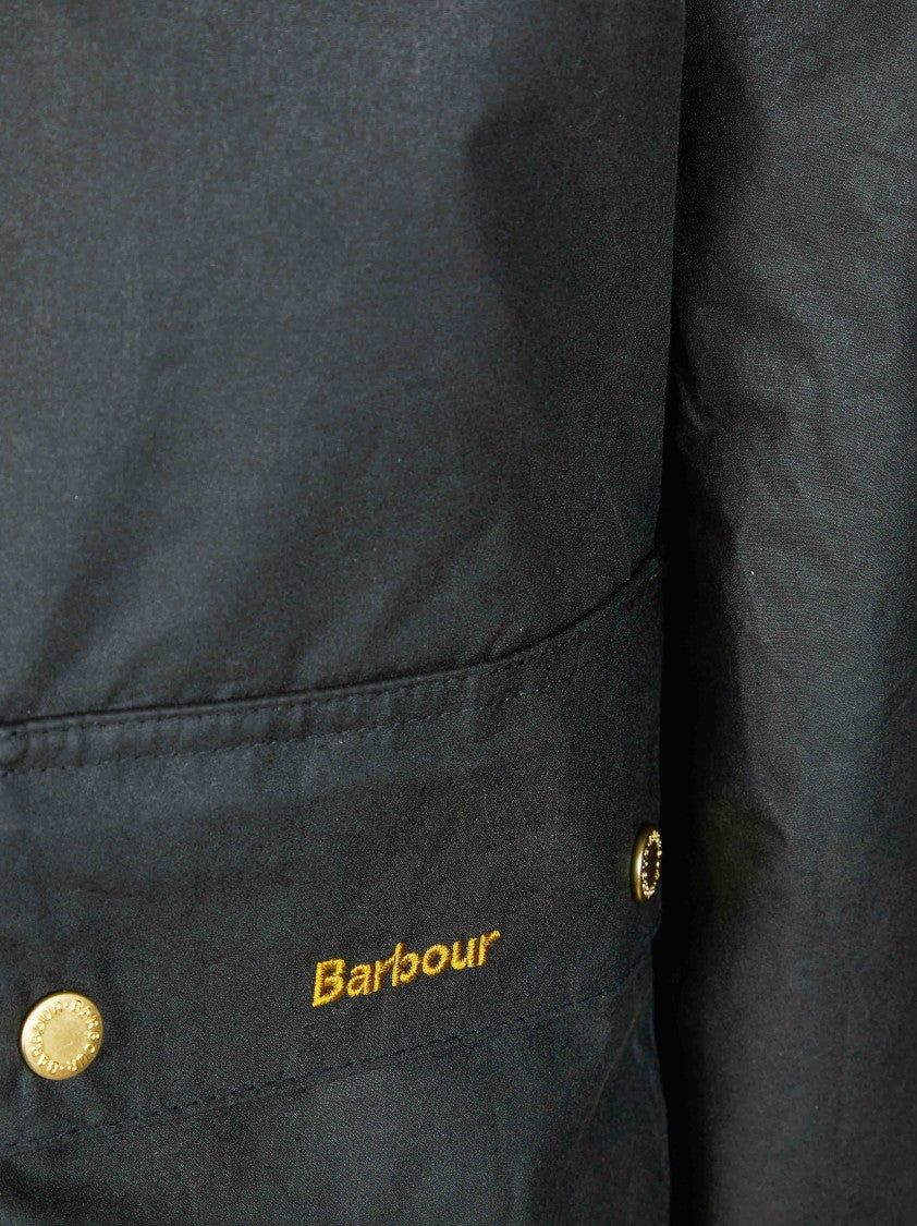Barbour Olive Green Waxed Corduroy Jacket