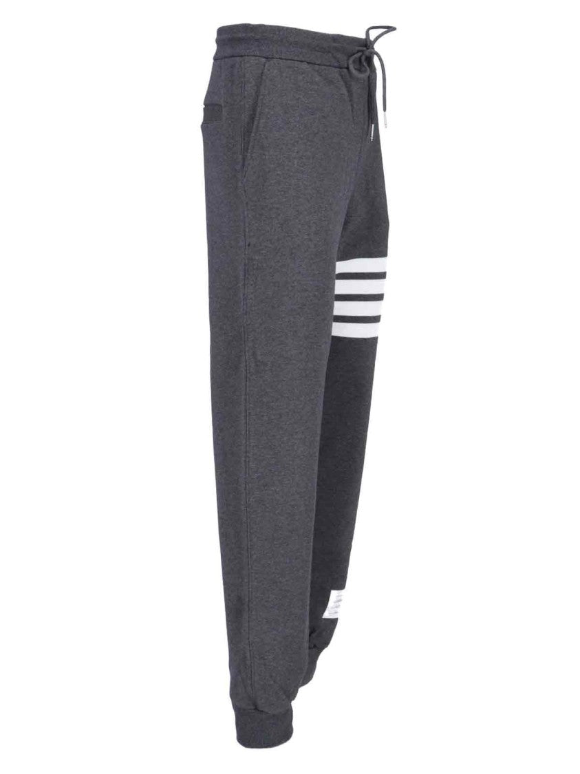 Thom Browne "4-Bar" Sweatpants – Dark Grey