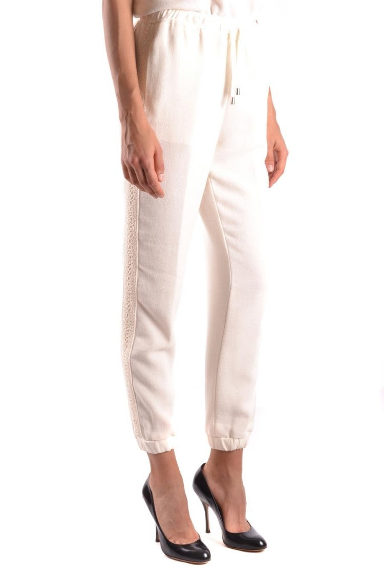 Ermanno Scervino Relaxed Fit Trousers With Elastic Waistband