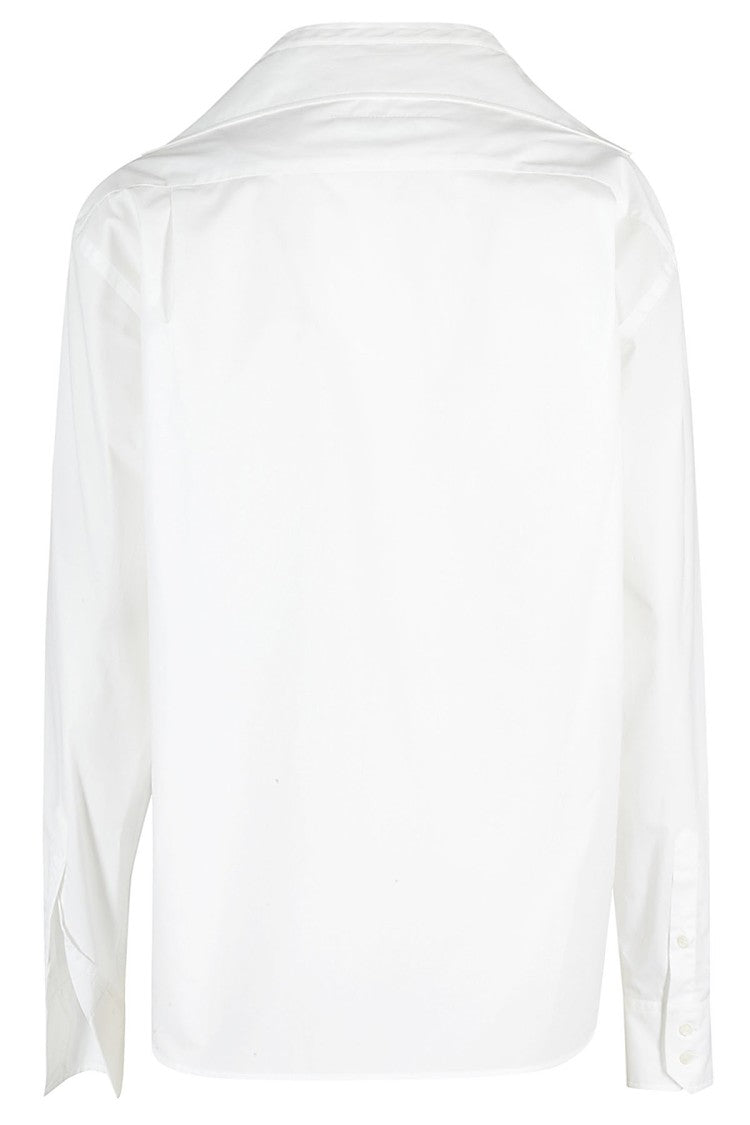 Mm6 By Maison Margiela V-Neck Long Shirt