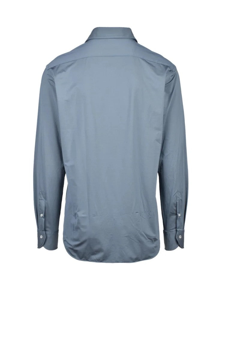 Baturo Green Long-Sleeve Polyamide-Blend Shirt