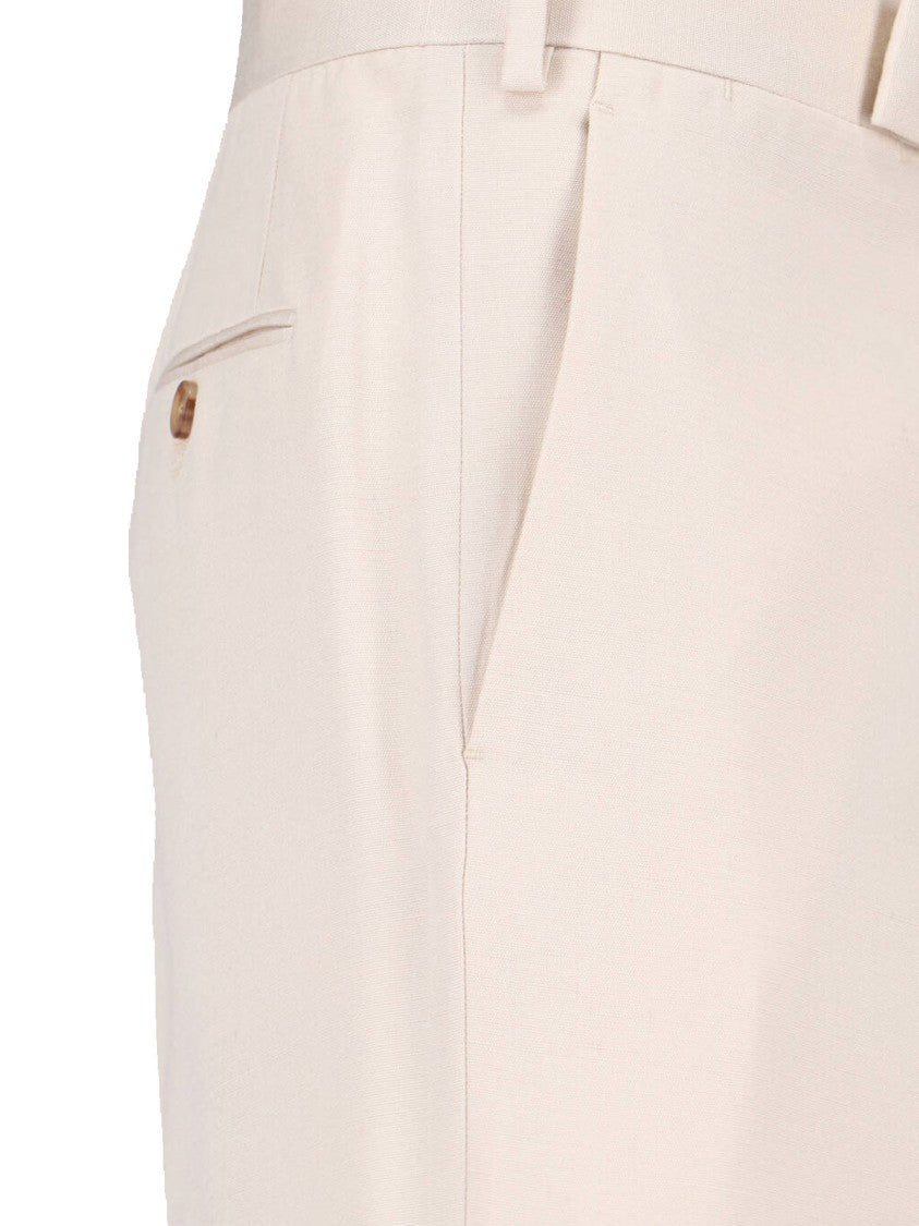 Lardini Tailored Trousers Beige
