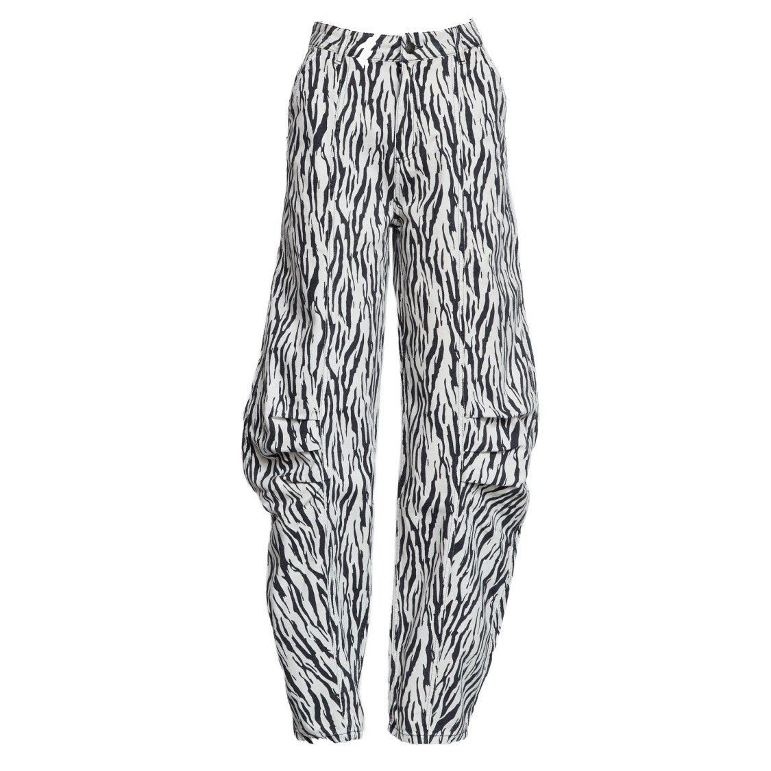 Rotate Cassandria Printed Twill Cargo Pants