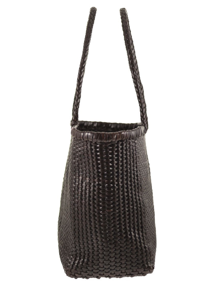 Dragon Weave - Braided Leather Bag L