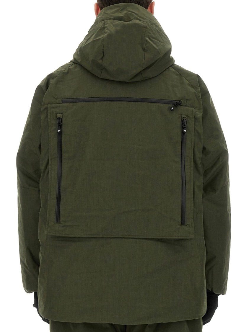 South2 West8 Functional Green Jacket With Utility Pockets