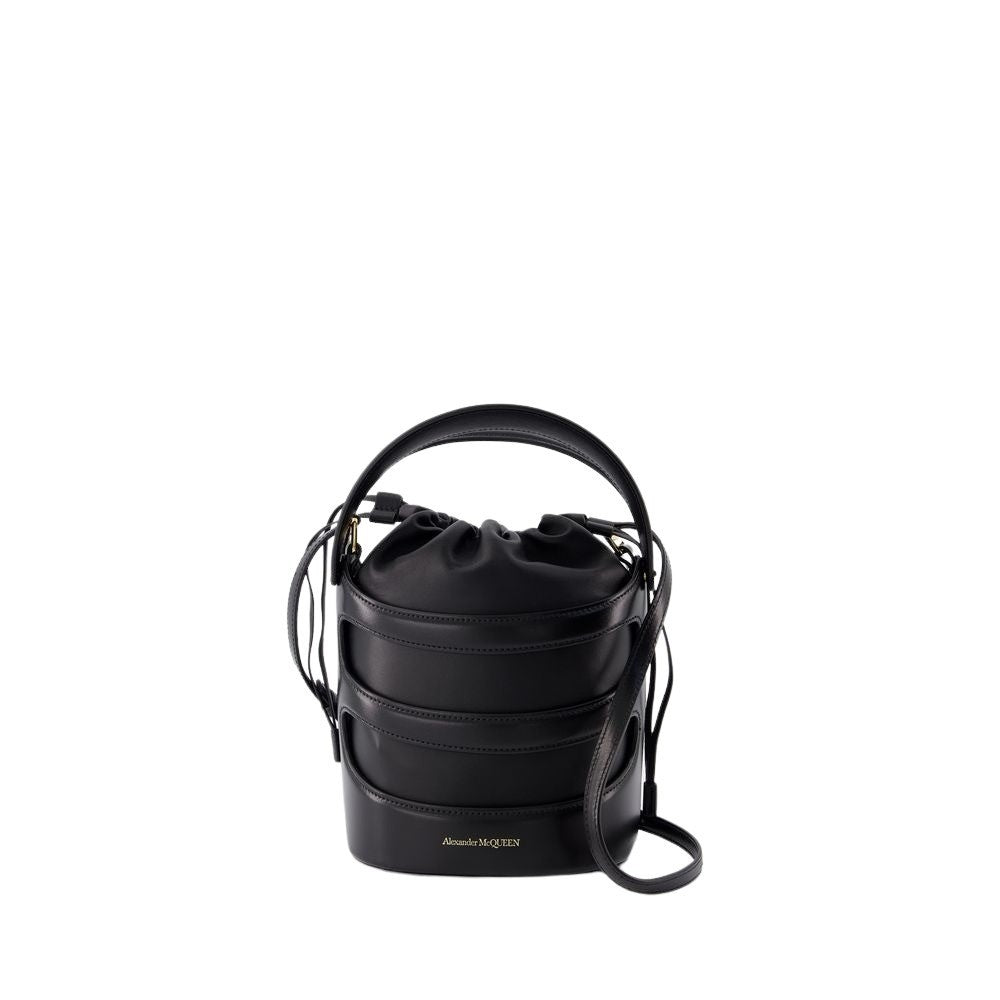 Alexander Mcqueen Rise Bag - Leather - Black