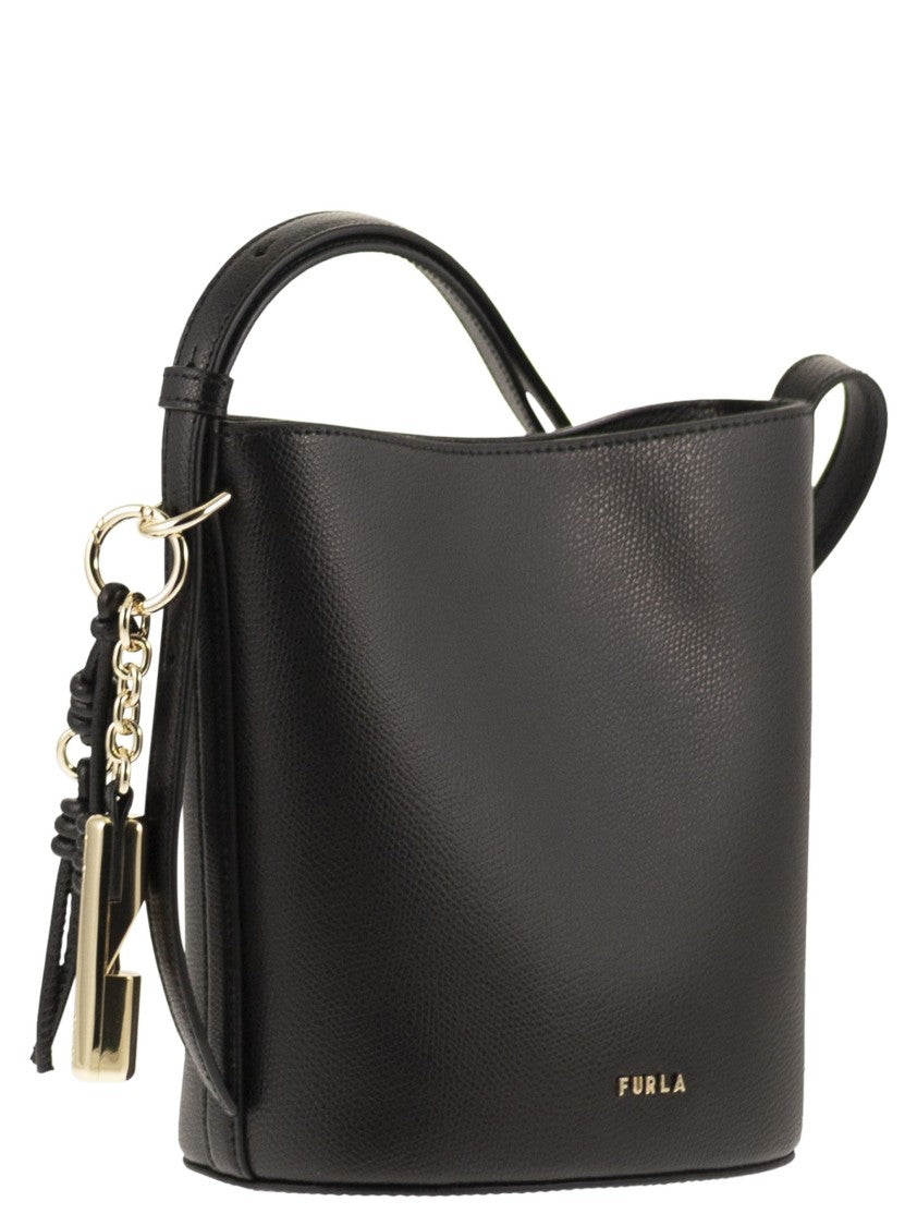 Furla Mini Bucket Bag With Flexible Bottom