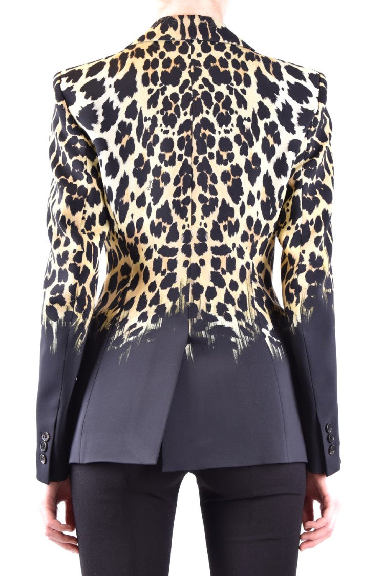 Roberto Cavalli Tailored Multicolor Jacket With Structured Shoulders