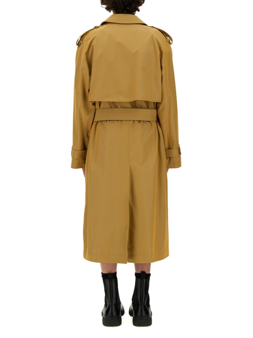 Burberry Trench Coat With Double-Breasted Design