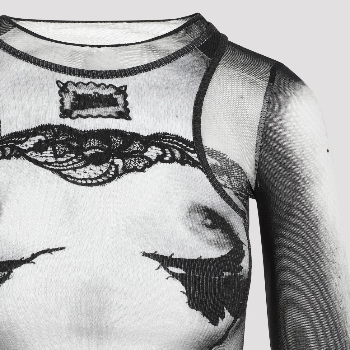 Jean Paul Gaultier "Body Lace Mariniere" Top